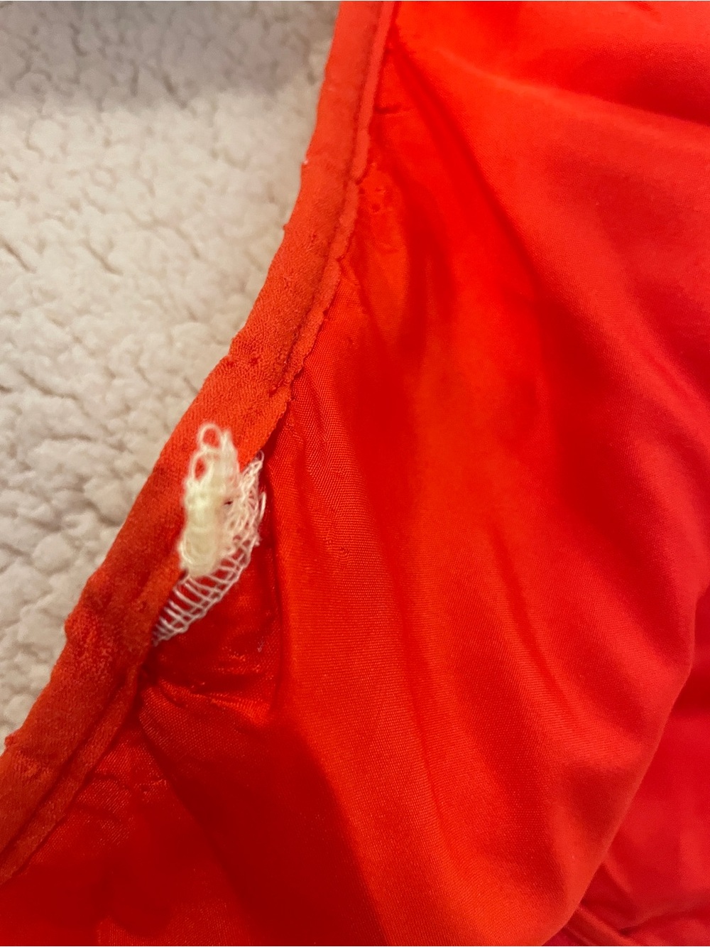 Lego Cream Sherpa Jacket with Pink and Red Trim - Picture 7 of 7